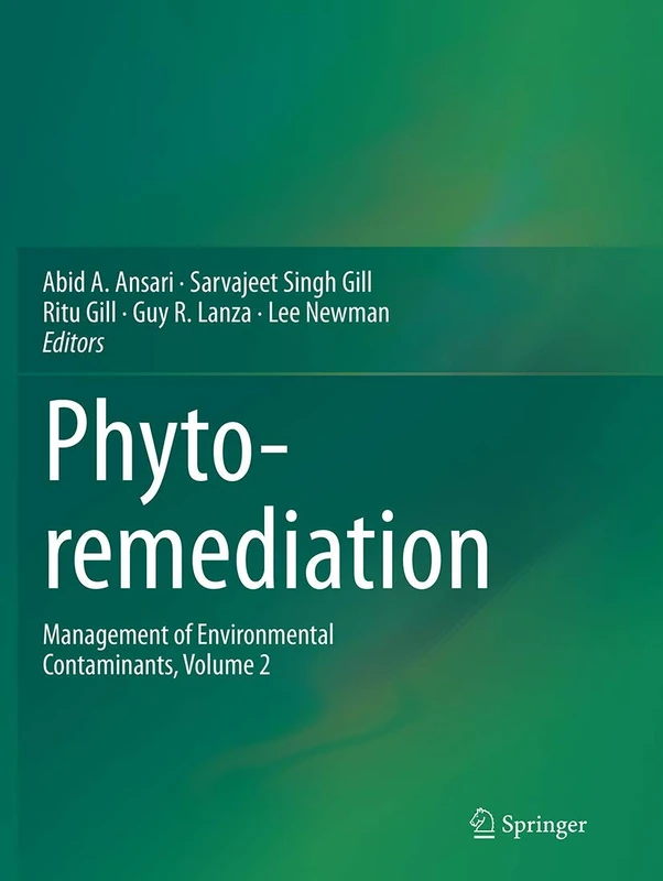Springer Phytoremediation: Management of Environmental Contaminants