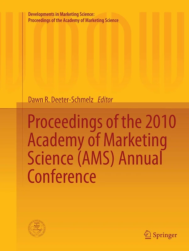 Proceedings of the 2010 Academy of Marketing Science (AMS) Annual Conference (Developments in Marketing Science: Proceedings of the Academy of Marketing Science) - Image 1