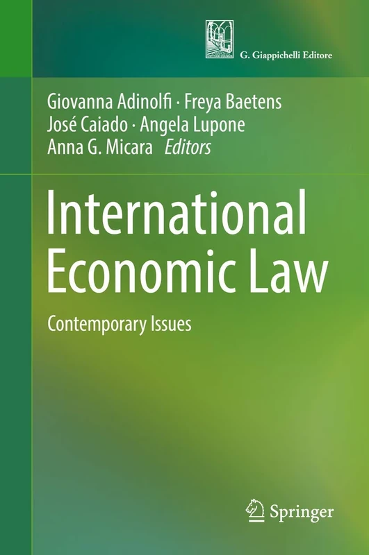 International Economic Law: Contemporary Issues