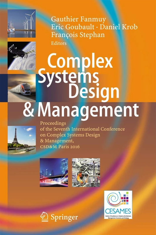 Springer Complex Systems Design & Management CSD&M Paris 2016