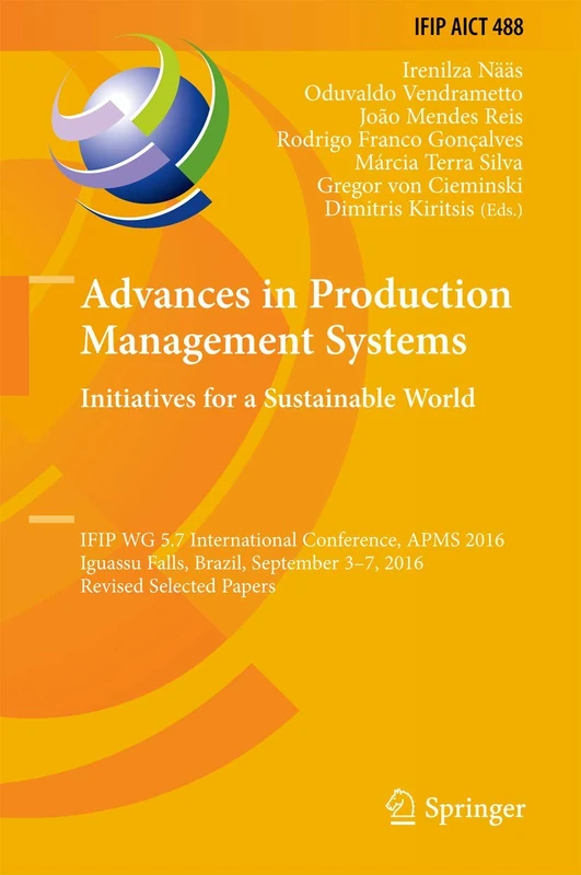 Springer Advances in Production Management Systems APMS 2016