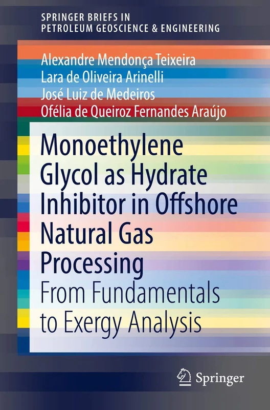 Monoethylene Glycol as Hydrate Inhibitor in Offshore Natural Gas Processing: From Fundamentals to Exergy Analysis (SpringerBriefs in Petroleum Geoscience & Engineering) - Image 1