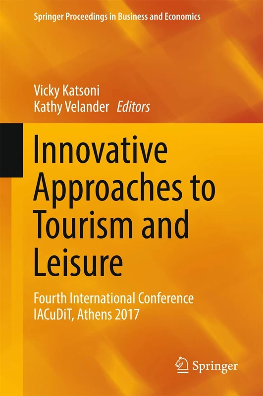 Springer - Innovative Approaches to Tourism and Leisure Book