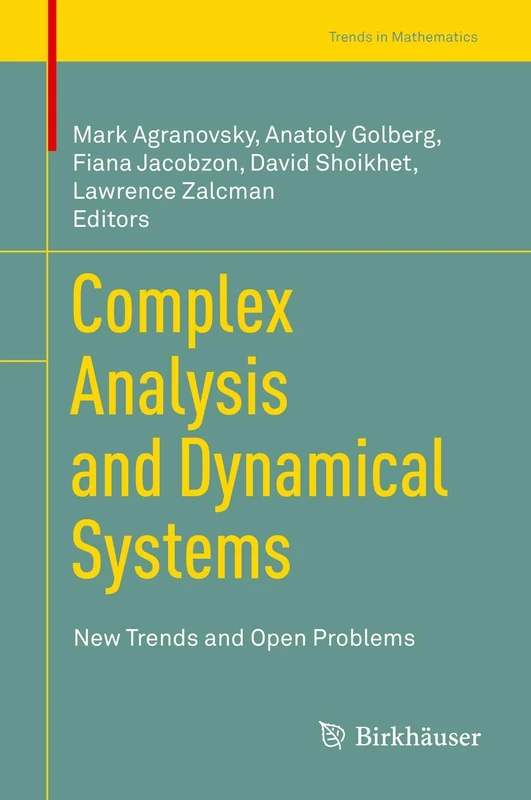 Complex Analysis and Dynamical Systems: New Trends and Open Problems (Trends in Mathematics) - Image 1