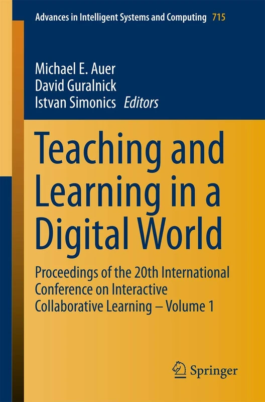 Springer Teaching and Learning in a Digital World Vol 1