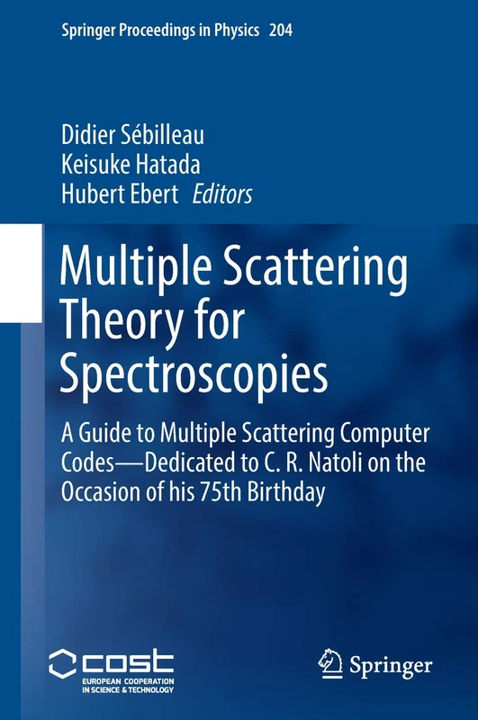 Multiple Scattering Theory for Spectroscopies: A Guide to Multiple Scattering Computer Codes -- Dedicated to C. R. Natoli on the Occasion of his 75th ... 204 (Springer Proceedings in Physics, 204)