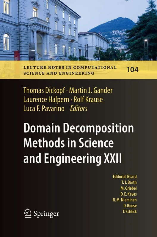 Springer Domain Decomposition Methods in Science and Engineering XXII