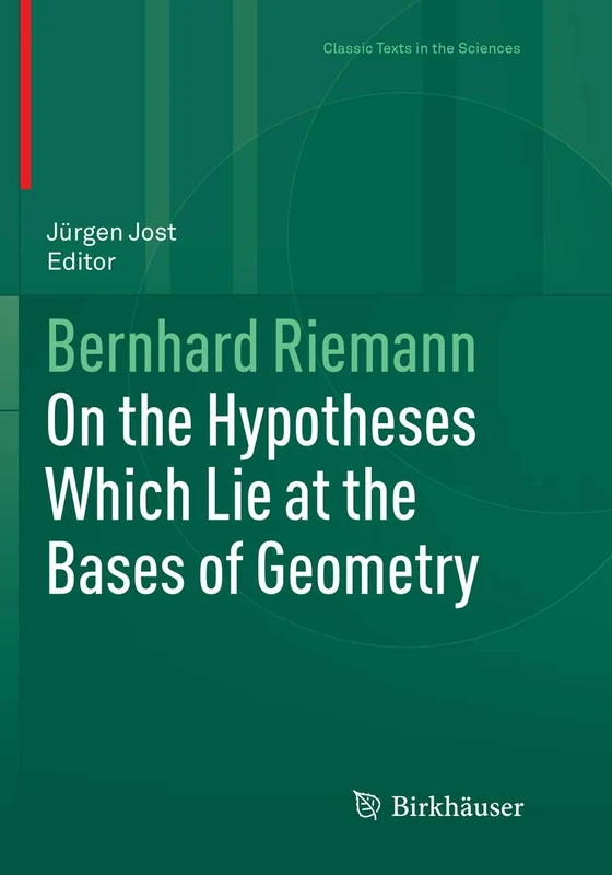 Birkhauser - On the Hypotheses Which Lie at the Bases of Geometry - Image 1