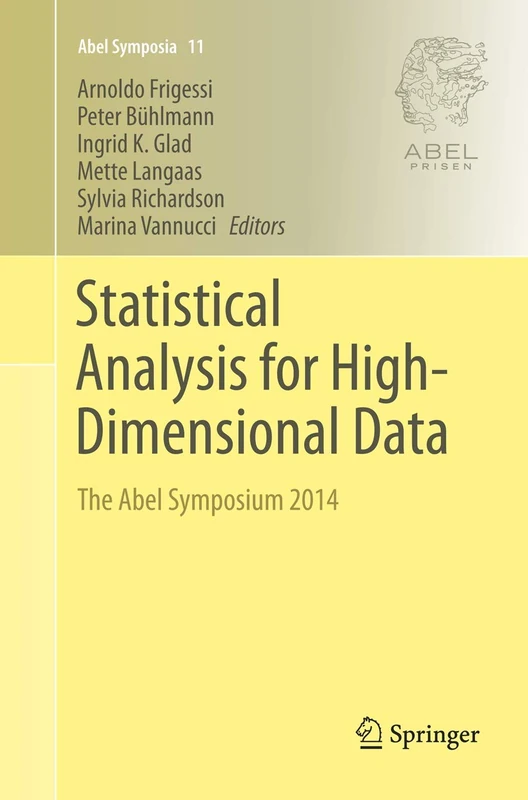 Springer Statistical Analysis for High-Dimensional Data Book
