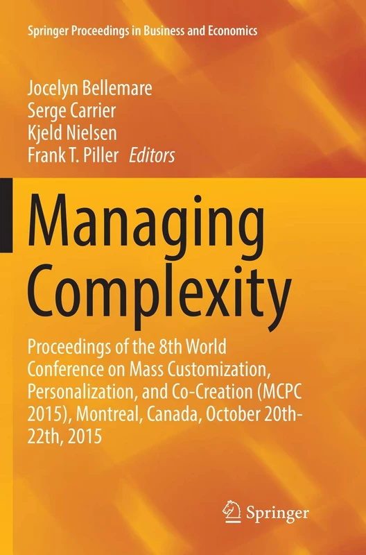 Springer Managing Complexity MCPC 2015 Proceedings Book