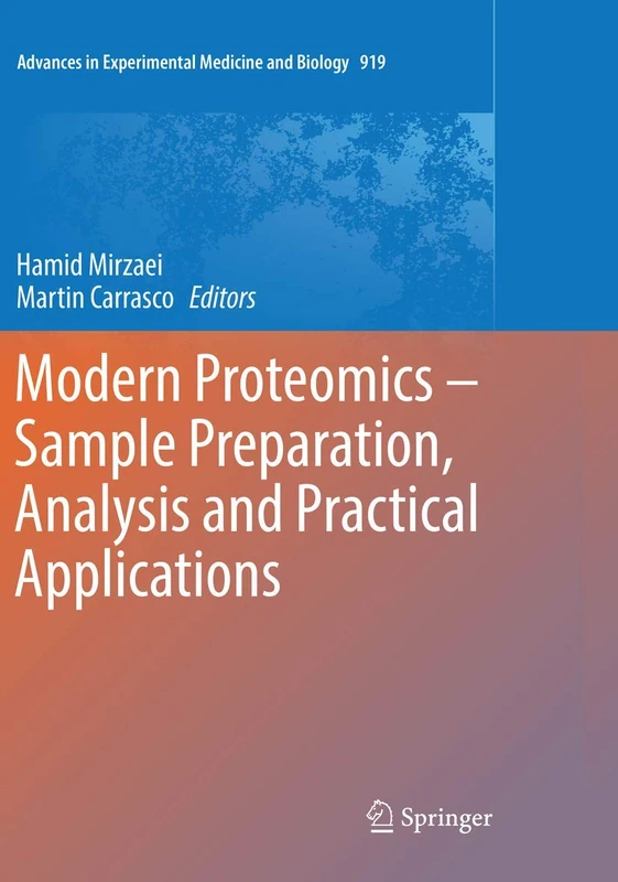 Springer Modern Proteomics - Sample Prep and Analysis Manual