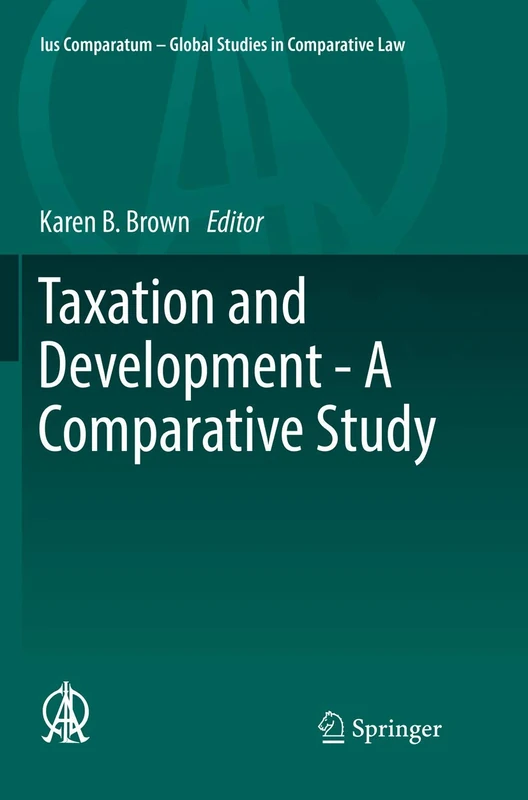 Springer Taxation and Development - Comparative Study Book