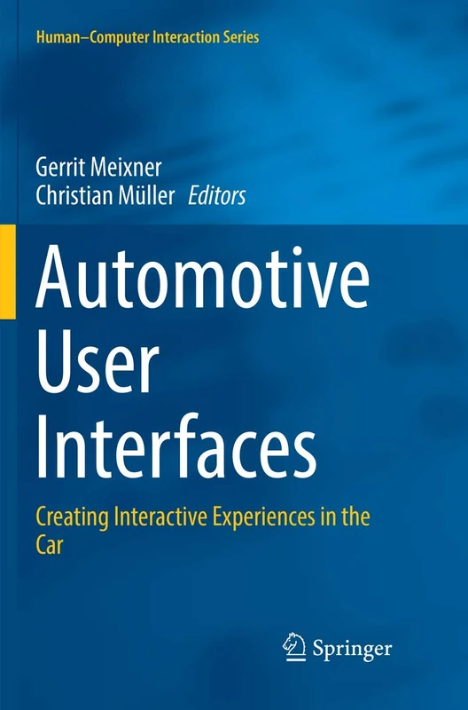Springer Automotive User Interfaces - HCI Research Book