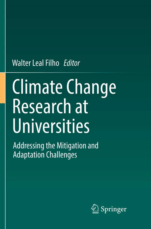 Springer - Climate Change Research at Universities Book