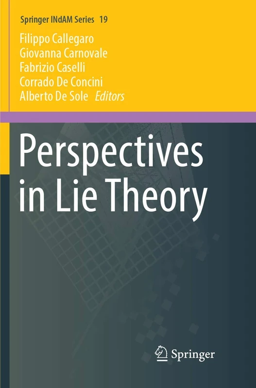 Perspectives in Lie Theory: 19 (Springer INdAM Series, 19)