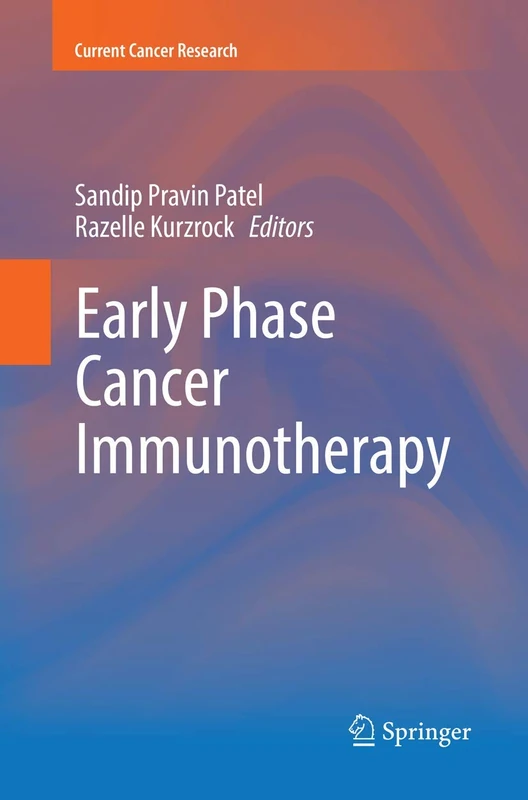 Springer - Early Phase Cancer Immunotherapy Book