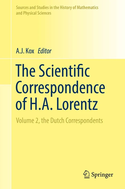 Springer - H.A. Lorentz Scientific Correspondence Vol 2