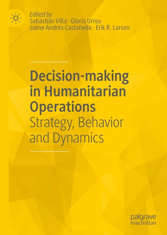 Springer Decision-making in Humanitarian Operations Book - Image 1