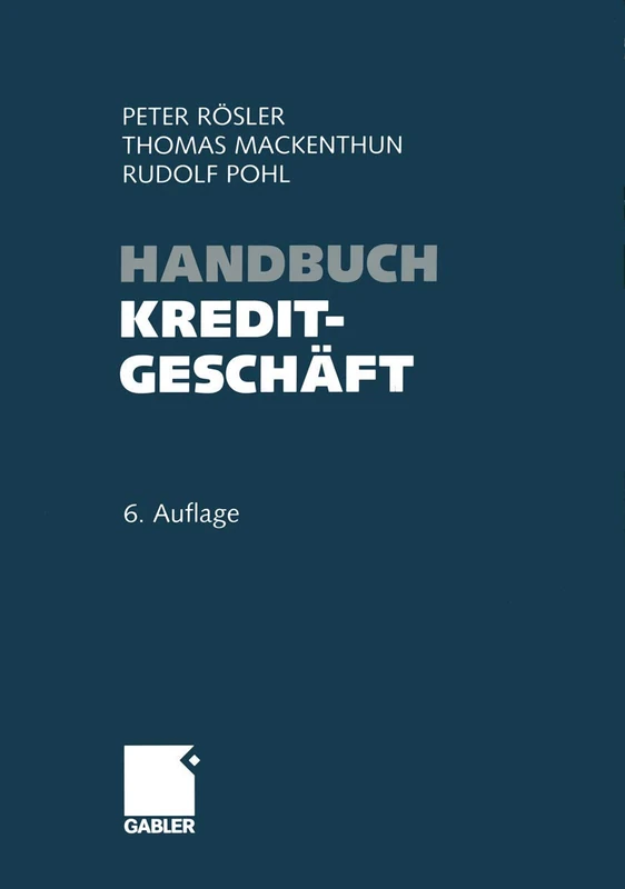 Handbuch Kreditgeschäft