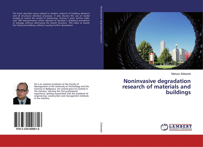 Noninvasive degradation research of materials and buildings
