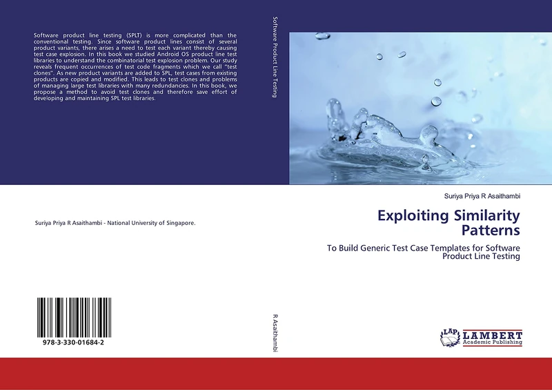 Exploiting Similarity Patterns: To Build Generic Test Case Templates for Software Product Line Testing