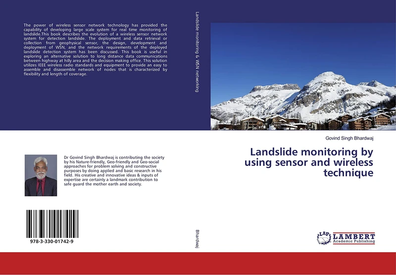 Landslide monitoring by using sensor and wireless technique
