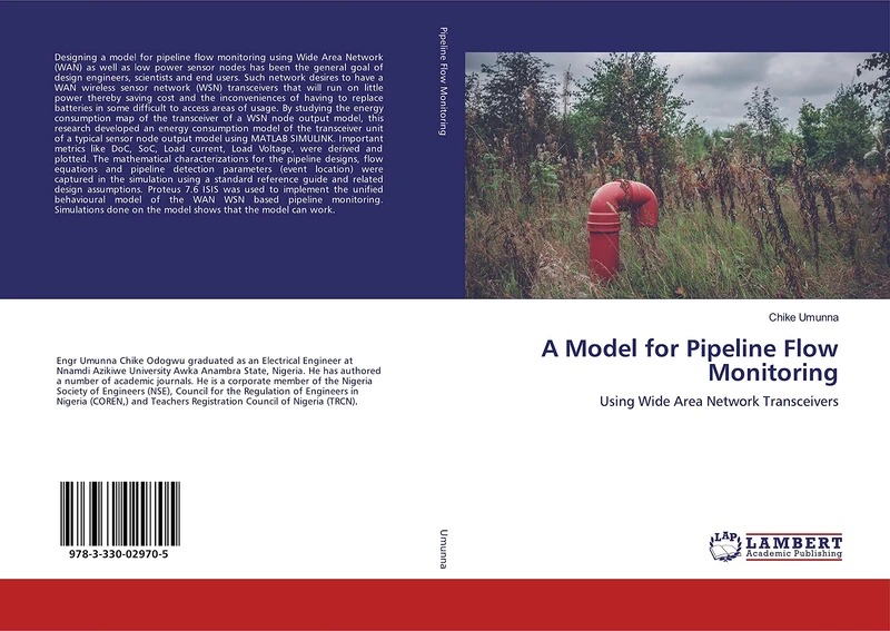 A Model for Pipeline Flow Monitoring: Using Wide Area Network Transceivers