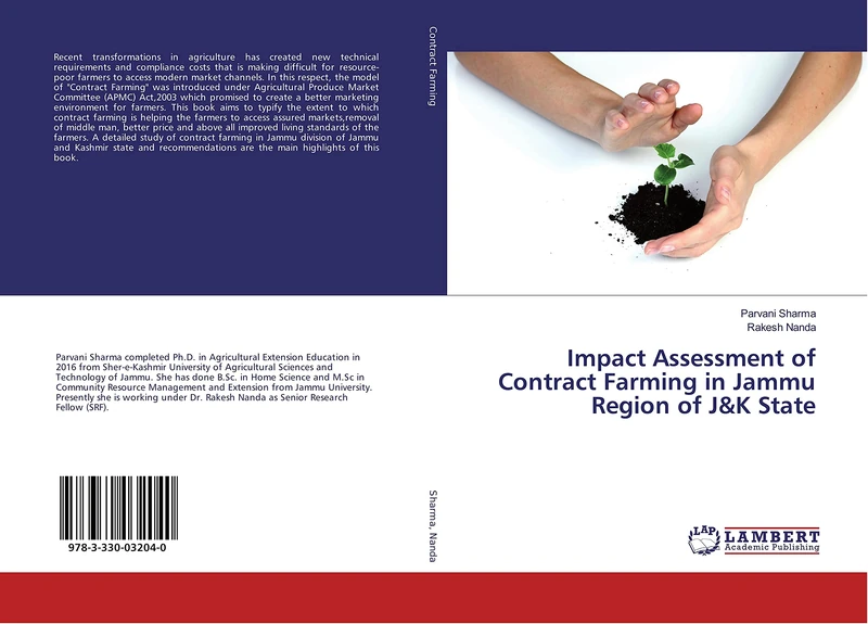 Impact Assessment of Contract Farming in Jammu Region of J&K State