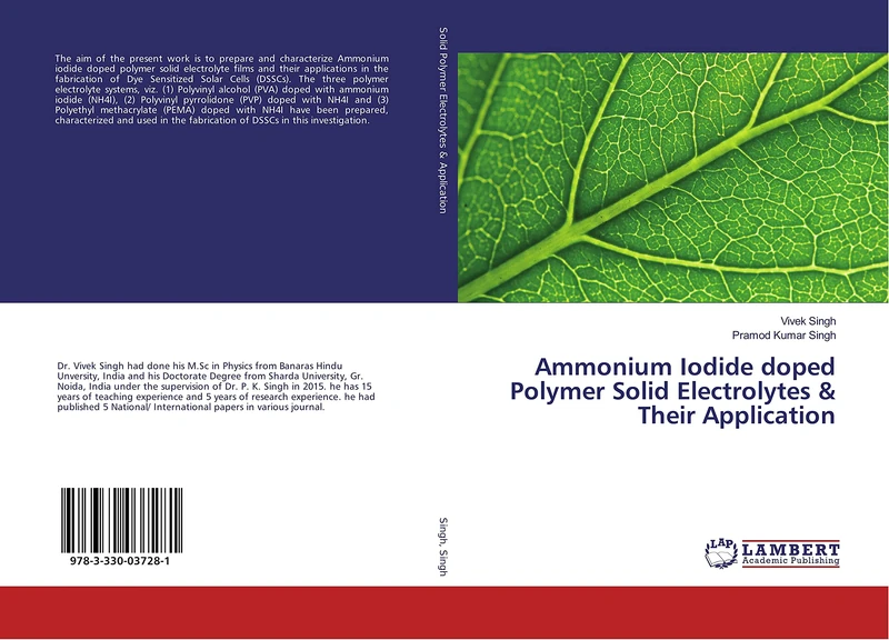 Ammonium Iodide doped Polymer Solid Electrolytes & Their Application - Image 1