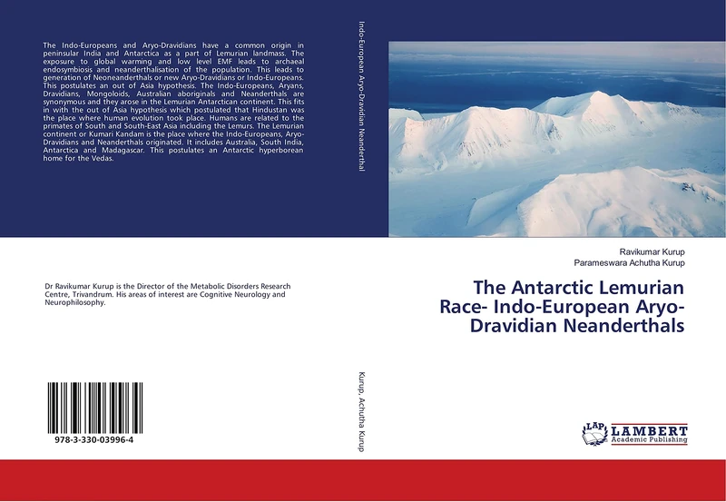 The Antarctic Lemurian Race- Indo-European Aryo-Dravidian Neanderthals