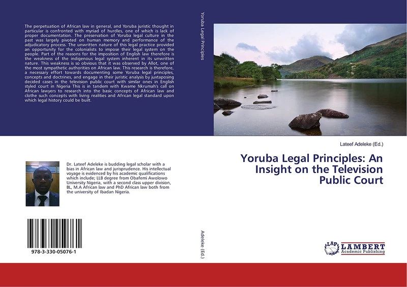 Yoruba Legal Principles: An Insight on the Television Public Court