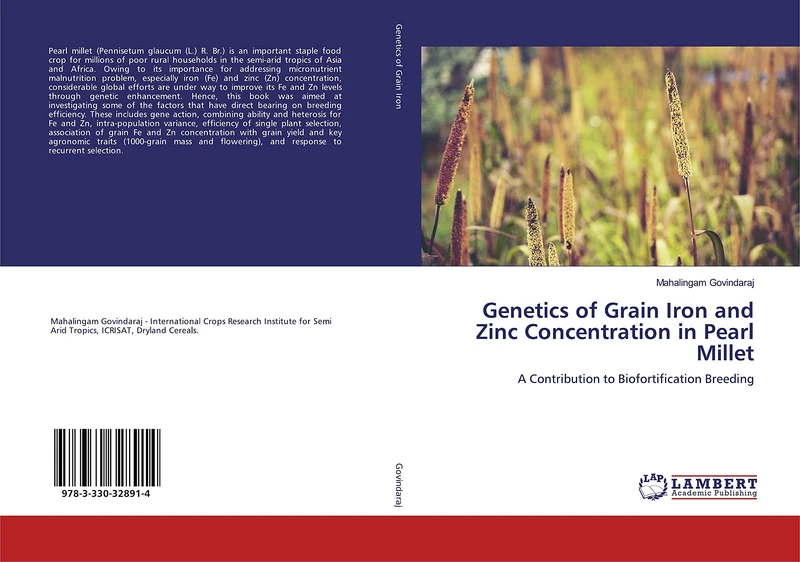 Genetics of Grain Iron and Zinc Concentration in Pearl Millet: A Contribution to Biofortification Breeding