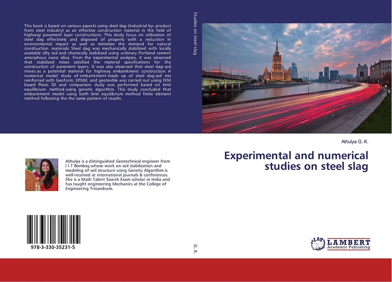 Experimental and numerical studies on steel slag