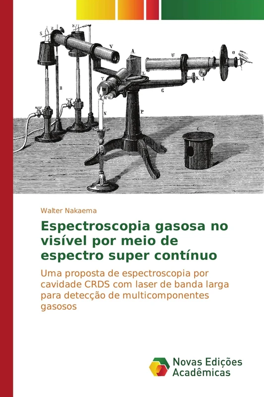 Espectroscopia gasosa no visível por meio de espectro super contínuo: Uma proposta de espectroscopia por cavidade CRDS com laser de banda larga para detecção de multicomponentes gasosos - Image 1
