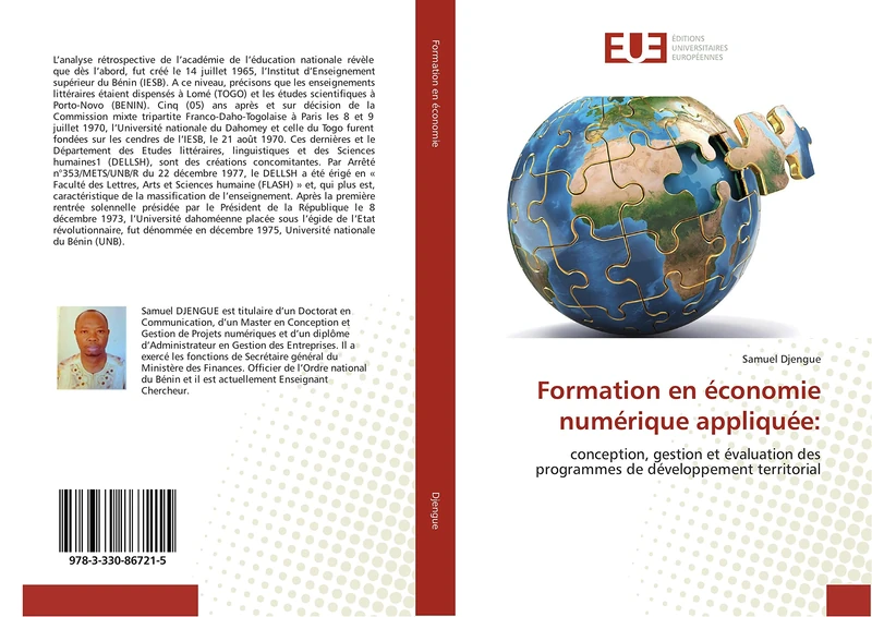 Formation en économie numérique appliquée:: conception, gestion et évaluation des programmes de développement territorial