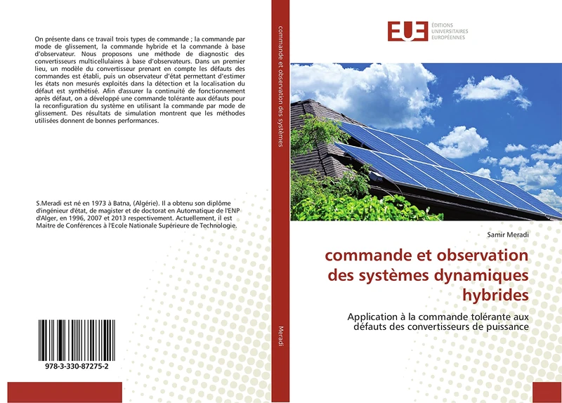 commande et observation des systèmes dynamiques hybrides: Application à la commande tolérante aux défauts des convertisseurs de puissance - Image 1