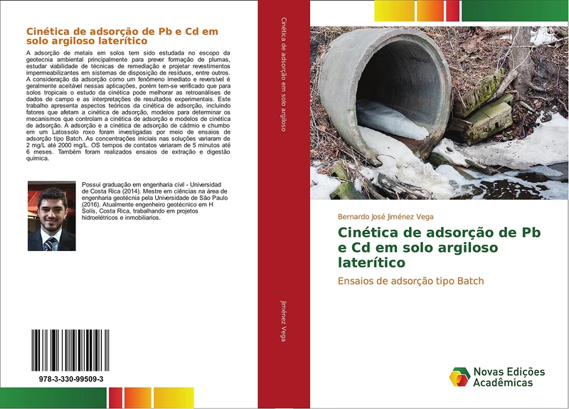 Cinética de adsorção de Pb e Cd em solo argiloso laterítico: Ensaios de adsorção tipo Batch