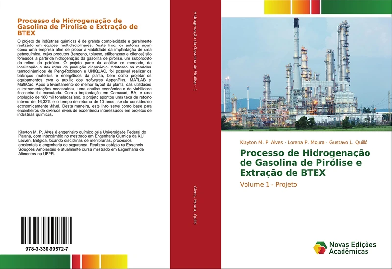 Processo de Hidrogenação de Gasolina de Pirólise e Extração de BTEX: Volume 1 - Projeto - Image 1