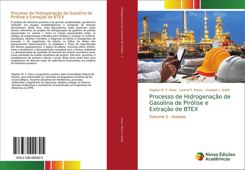 Processo de Hidrogenação de Gasolina de Pirólise e Extração de BTEX: Volume 2 - Anexos - Image 1