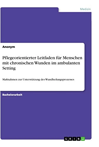 Pflegeorientierter Leitfaden für Menschen mit chronischen Wunden im ambulanten Setting: Maßnahmen zur Unterstützung des Wundheilungsprozesses