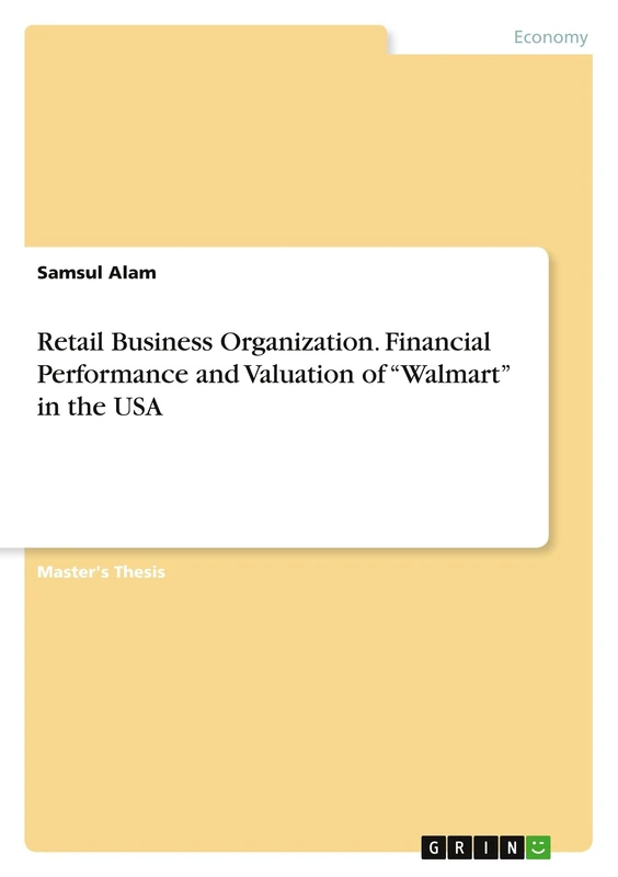 Retail Business Organization. Financial Performance and Valuation of "Walmart" in the USA - Image 1