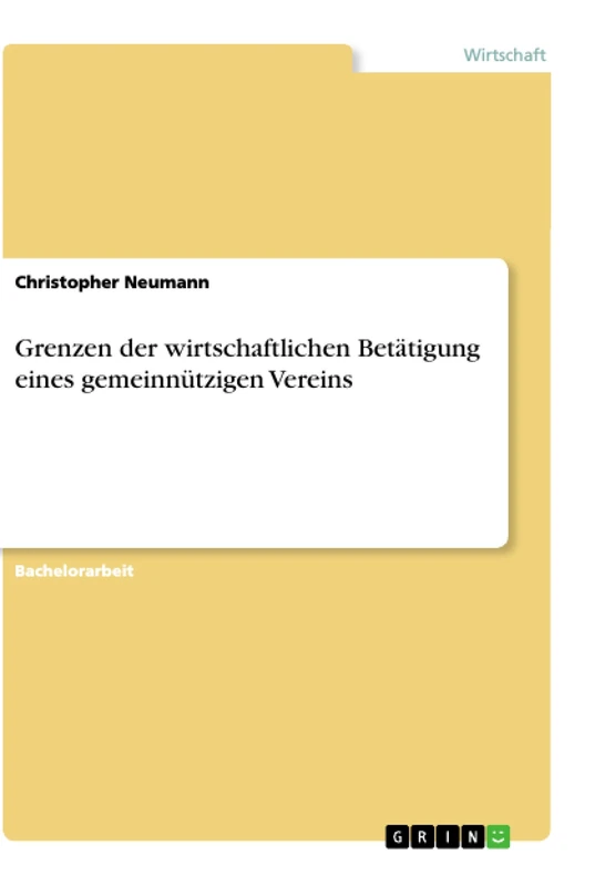 Grenzen der wirtschaftlichen Betätigung eines gemeinnützigen Vereins - Image 1