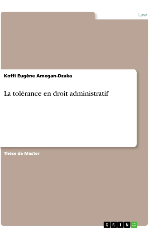 La tolérance en droit administratif
