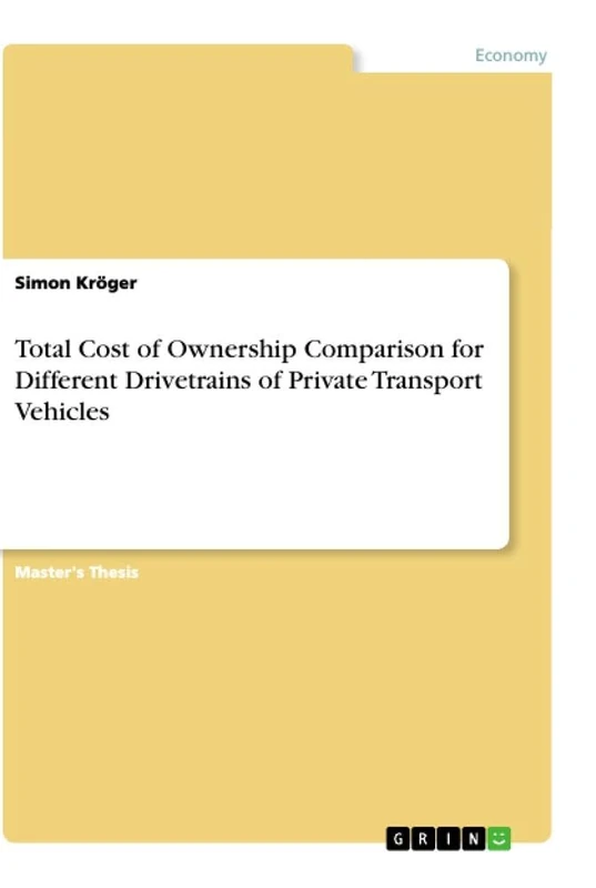 Total Cost of Ownership Comparison for Different Drivetrains of Private Transport Vehicles - Image 1