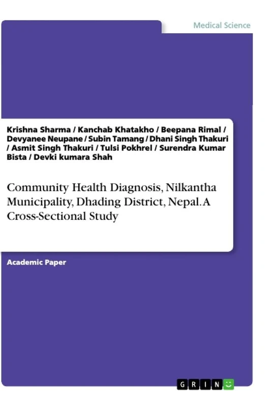 Community Health Diagnosis, Nilkantha Municipality, Dhading District, Nepal. A Cross-Sectional Study - Image 1