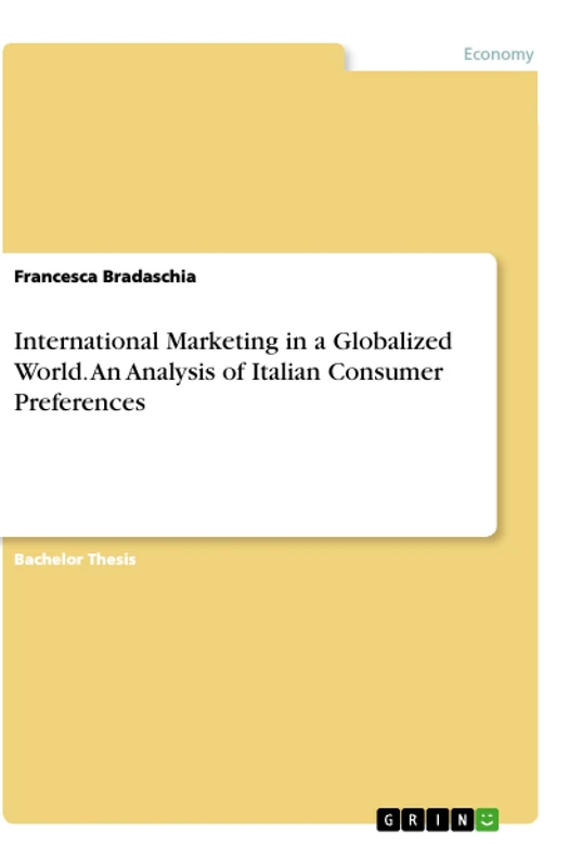 International Marketing in a Globalized World. An Analysis of Italian Consumer Preferences - Image 1