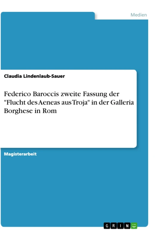 Federico Baroccis zweite Fassung der "Flucht des Aeneas aus Troja" in der Galleria Borghese in Rom - Image 1