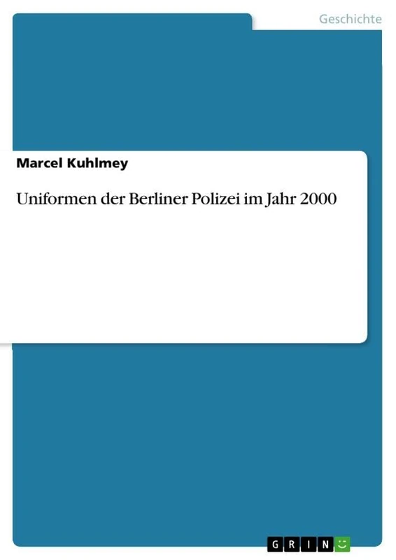 Uniformen der Berliner Polizei im Jahr 2000 - Image 1