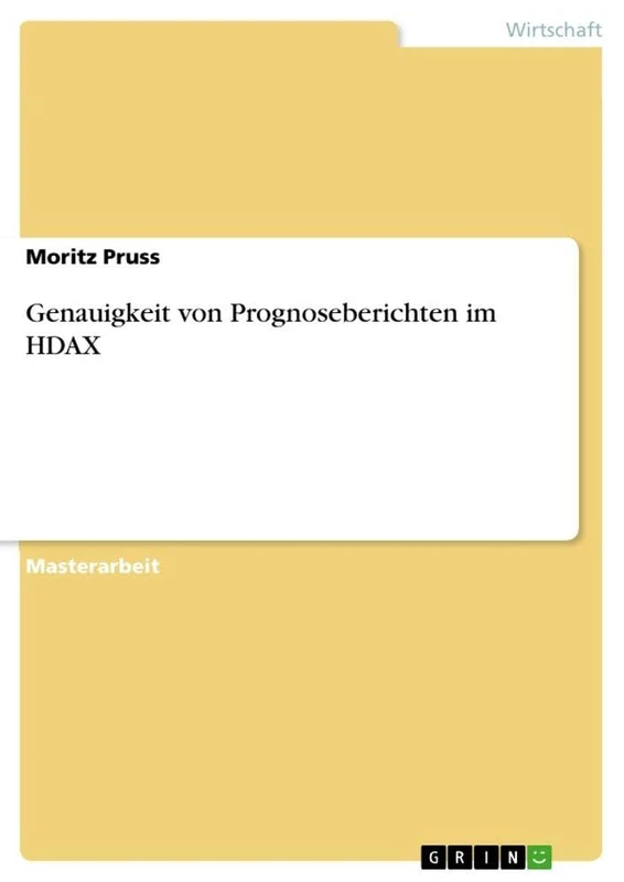 Genauigkeit von Prognoseberichten im HDAX - Image 1