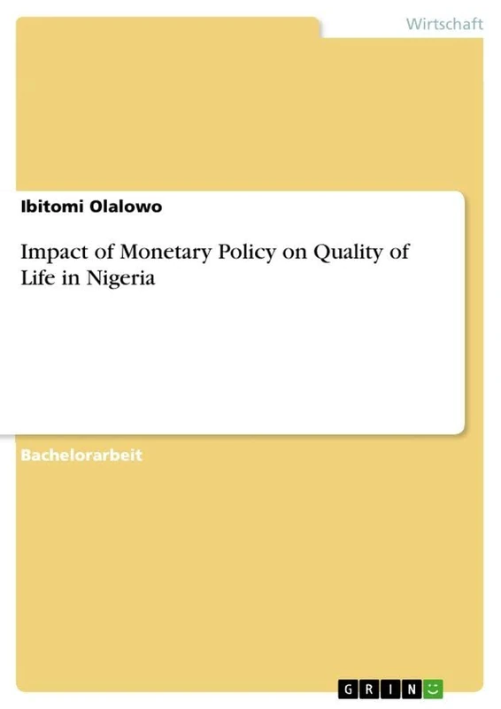 Impact of Monetary Policy on Quality of Life in Nigeria - Image 1